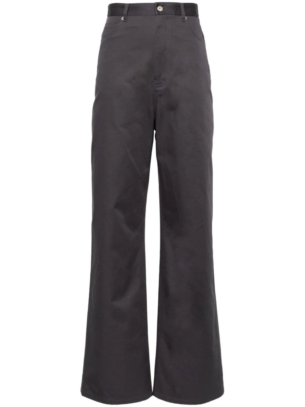 high-waist wide-leg trousers - 1