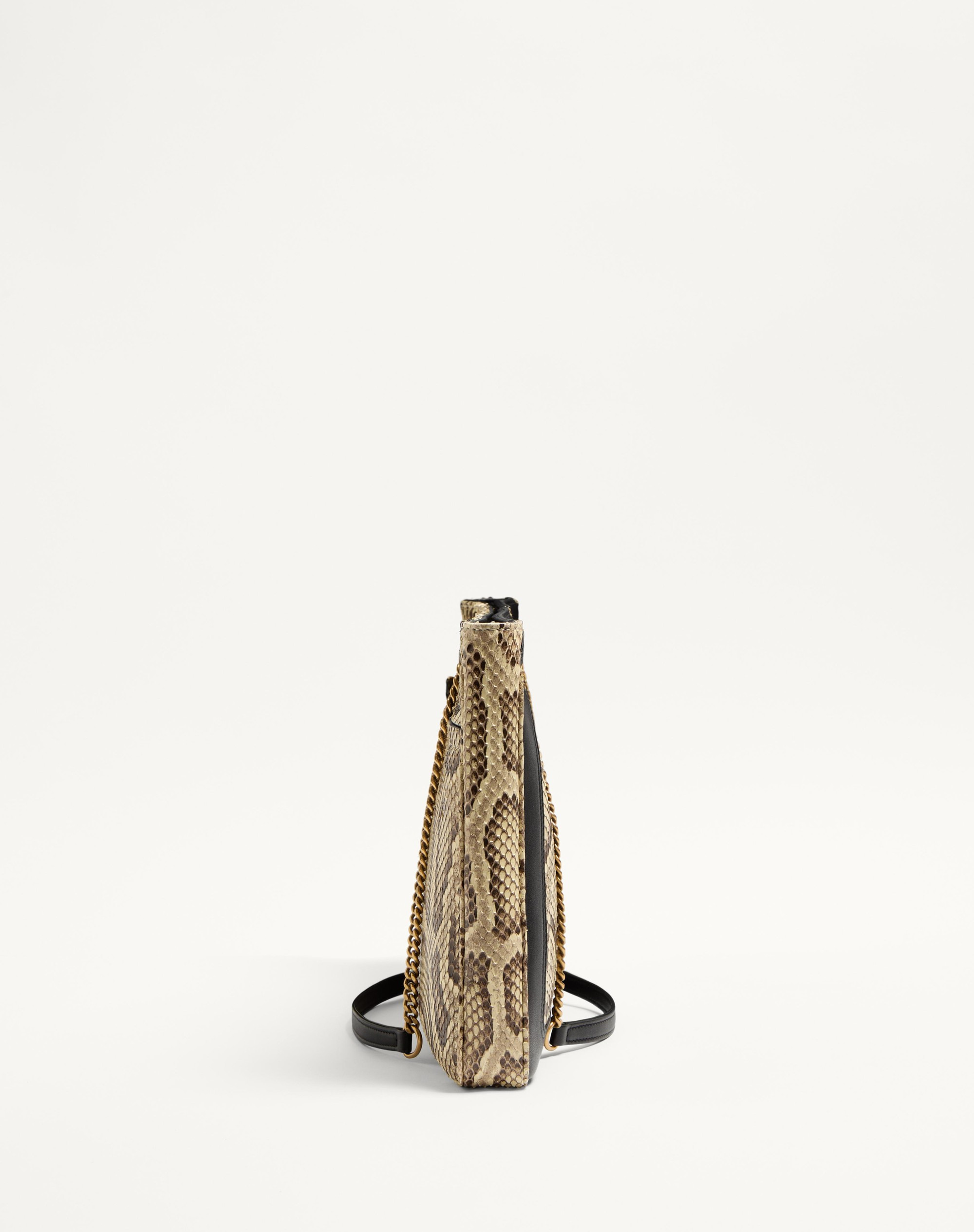 VALENTINO GARAVANI VIVA SUPERSTAR MEDIUM PYTHON SHOPPING BAG - 4