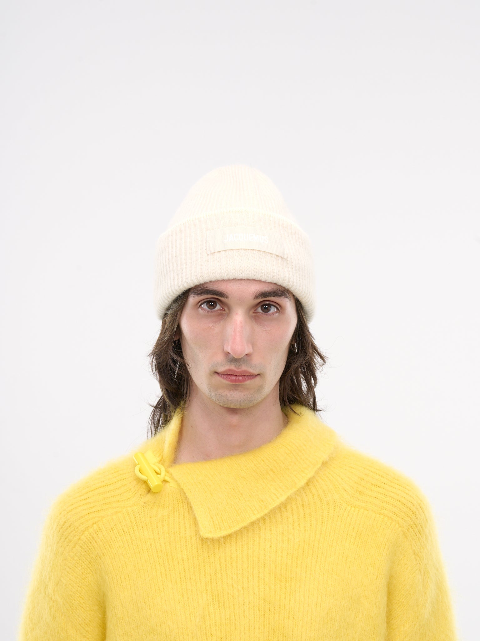 Logo Rib-Knit Beanie - 1