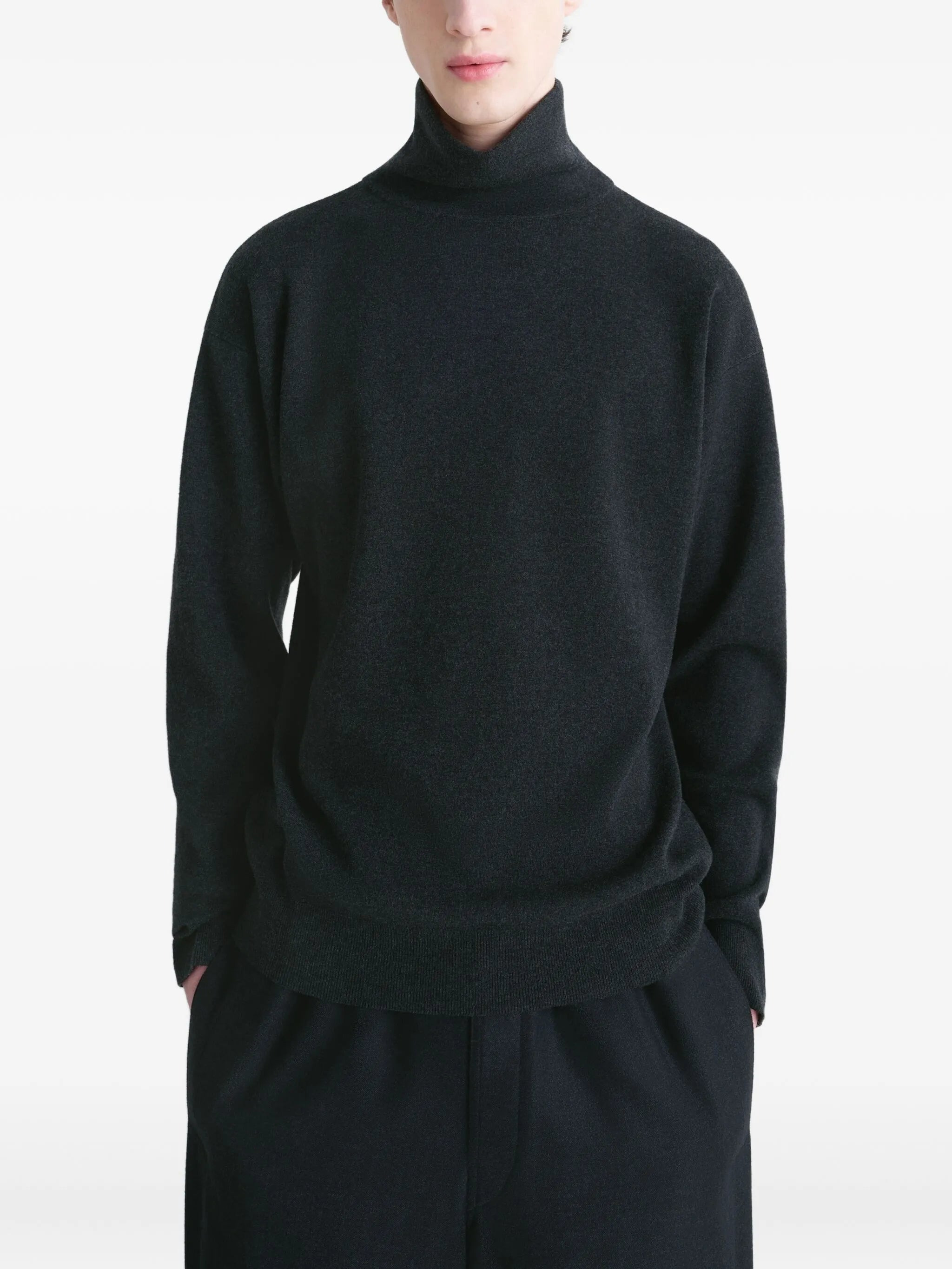 Lemaire High-neck Wool Sweater - 3