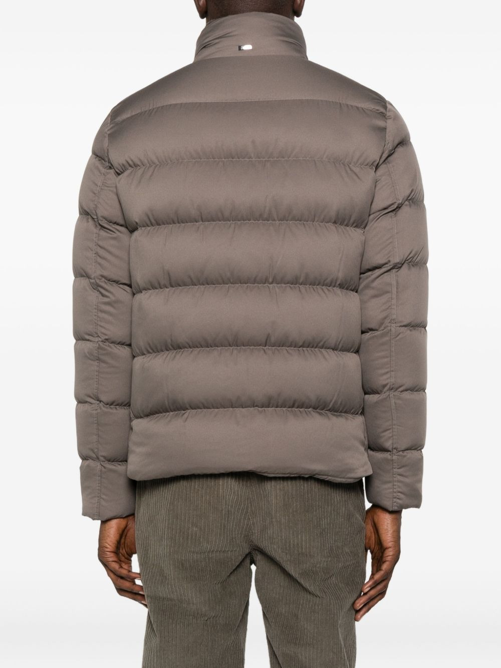 quilted high-neck jacket - 4