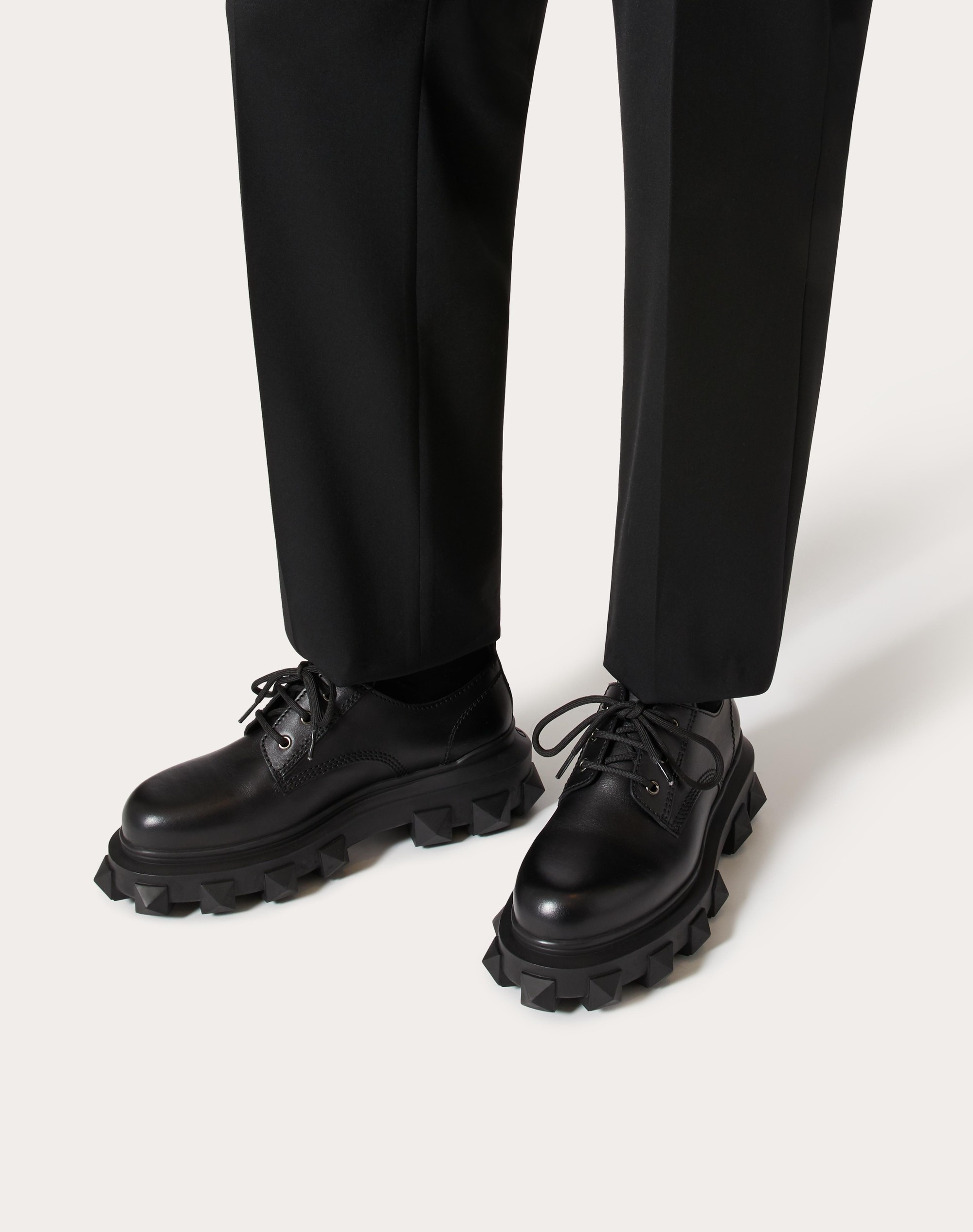TRACKSTUD CALFSKIN DERBY - 6