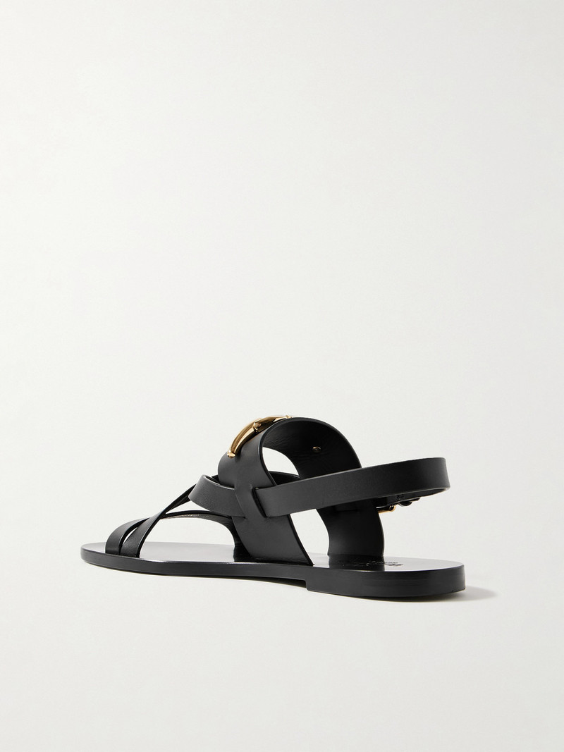 Vlogo Embellished Leather Sandals 3