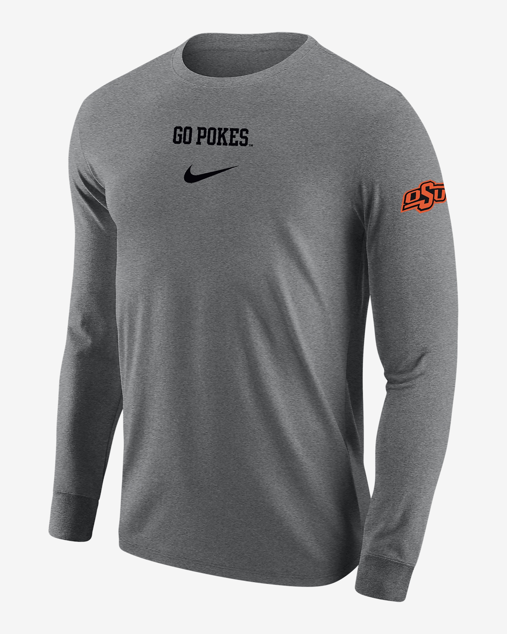 Oklahoma State Nike Men's College Long-Sleeve T-Shirt - 1