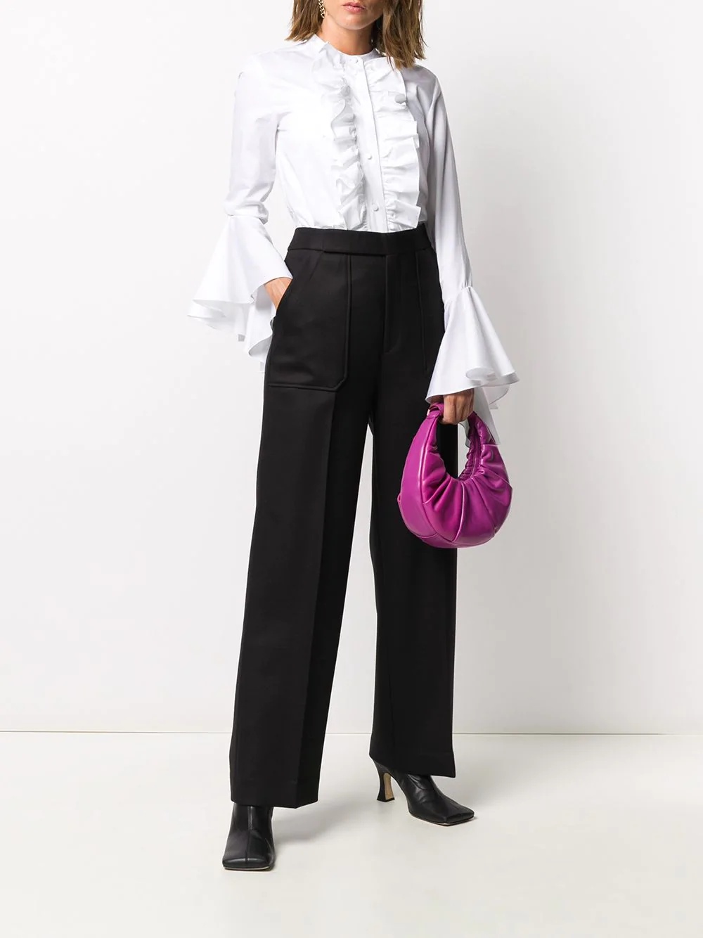 Theresa wide-leg tailored trousers - 2