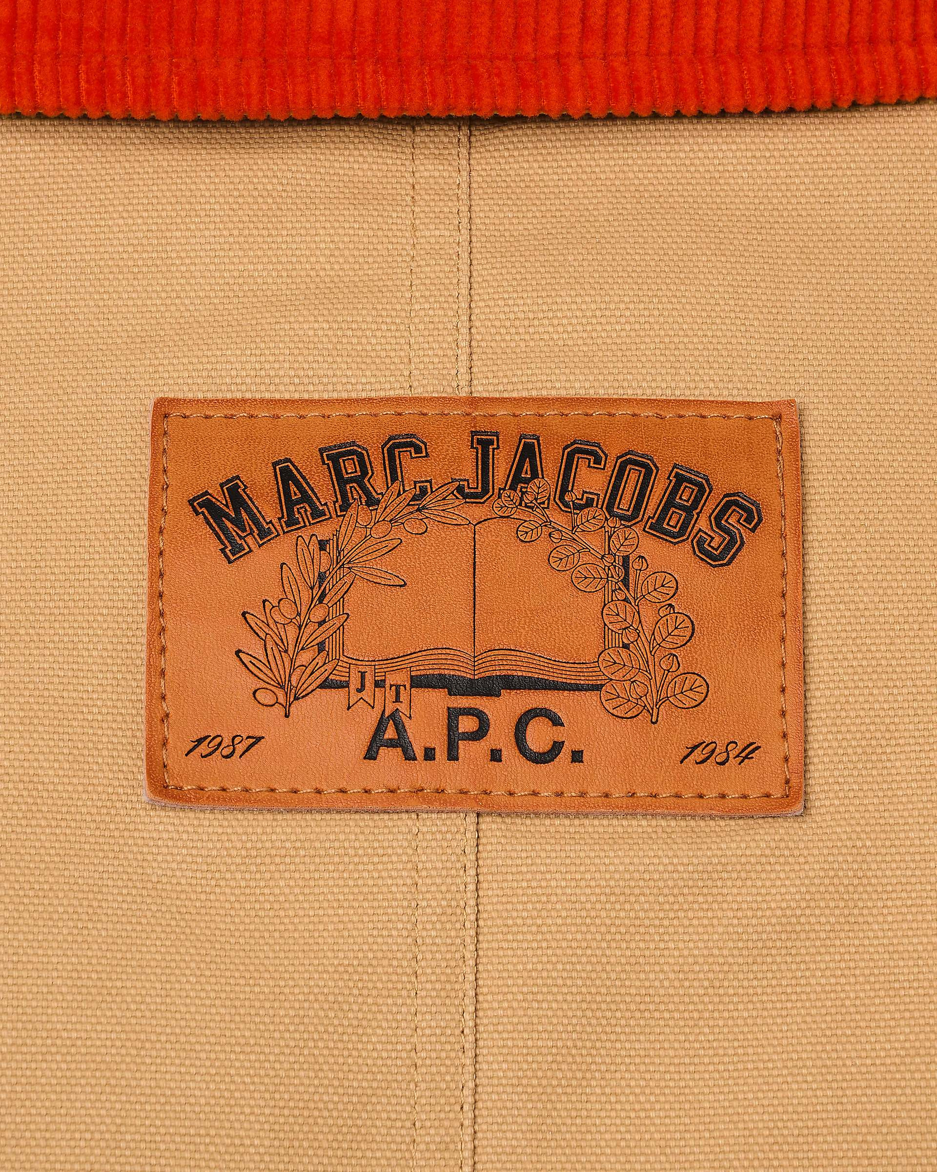 THE A.P.C. X MARC JACOBS STONED CANVAS UNISEX JACKET - 6