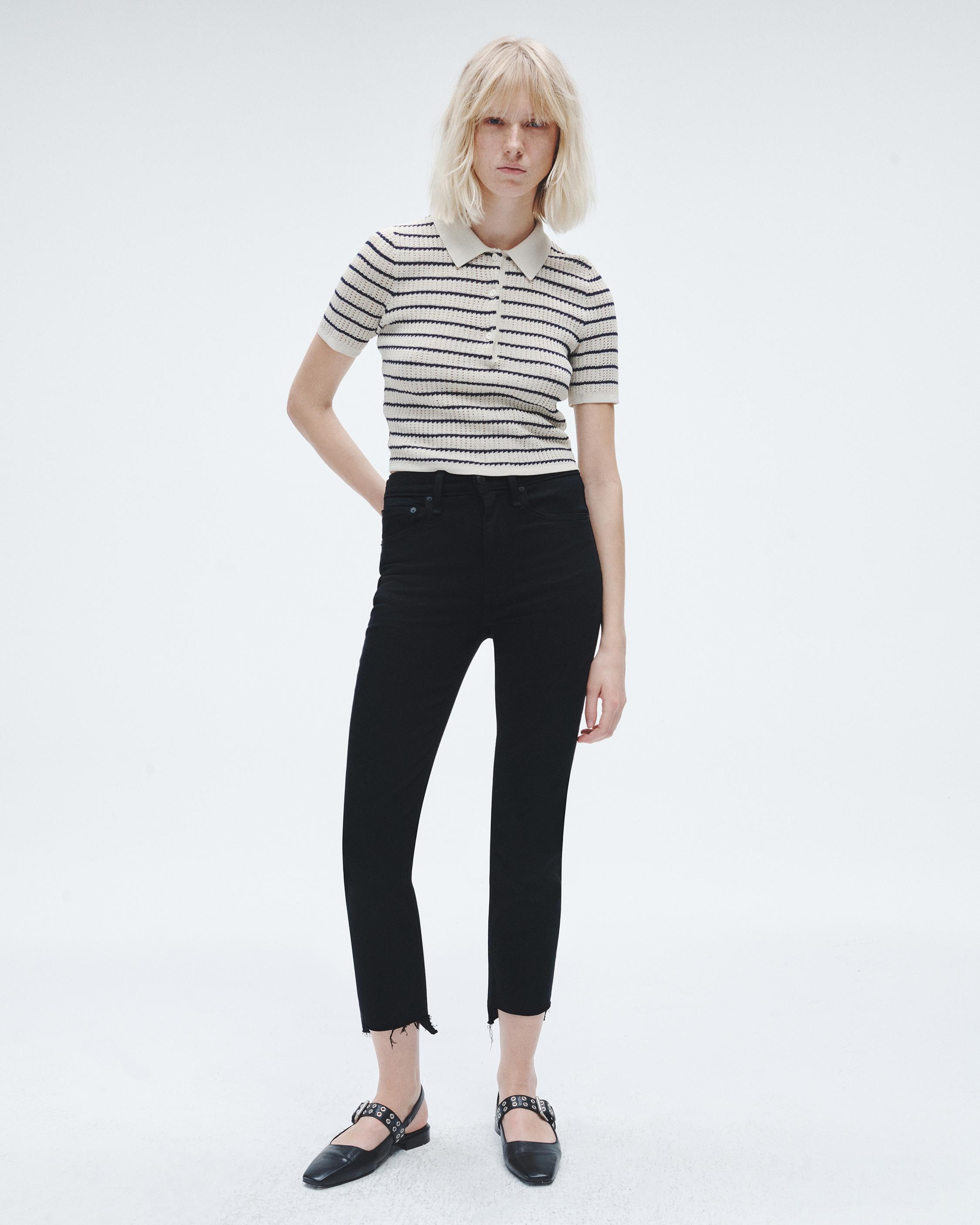 Wren Ankle Straight - Black
High-Rise Stretch Jean - 2
