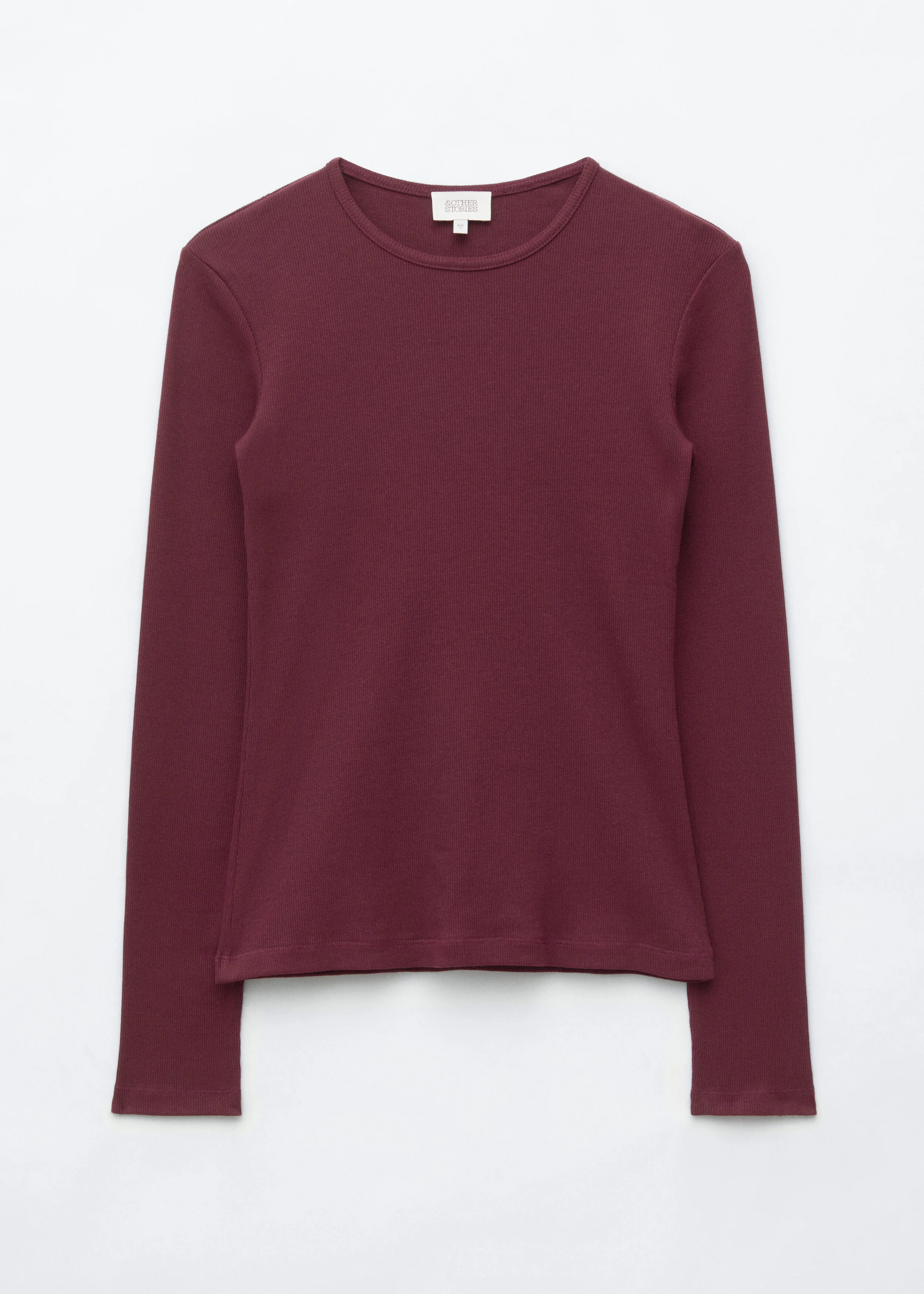 Ribbed Long-Sleeve Top - 1