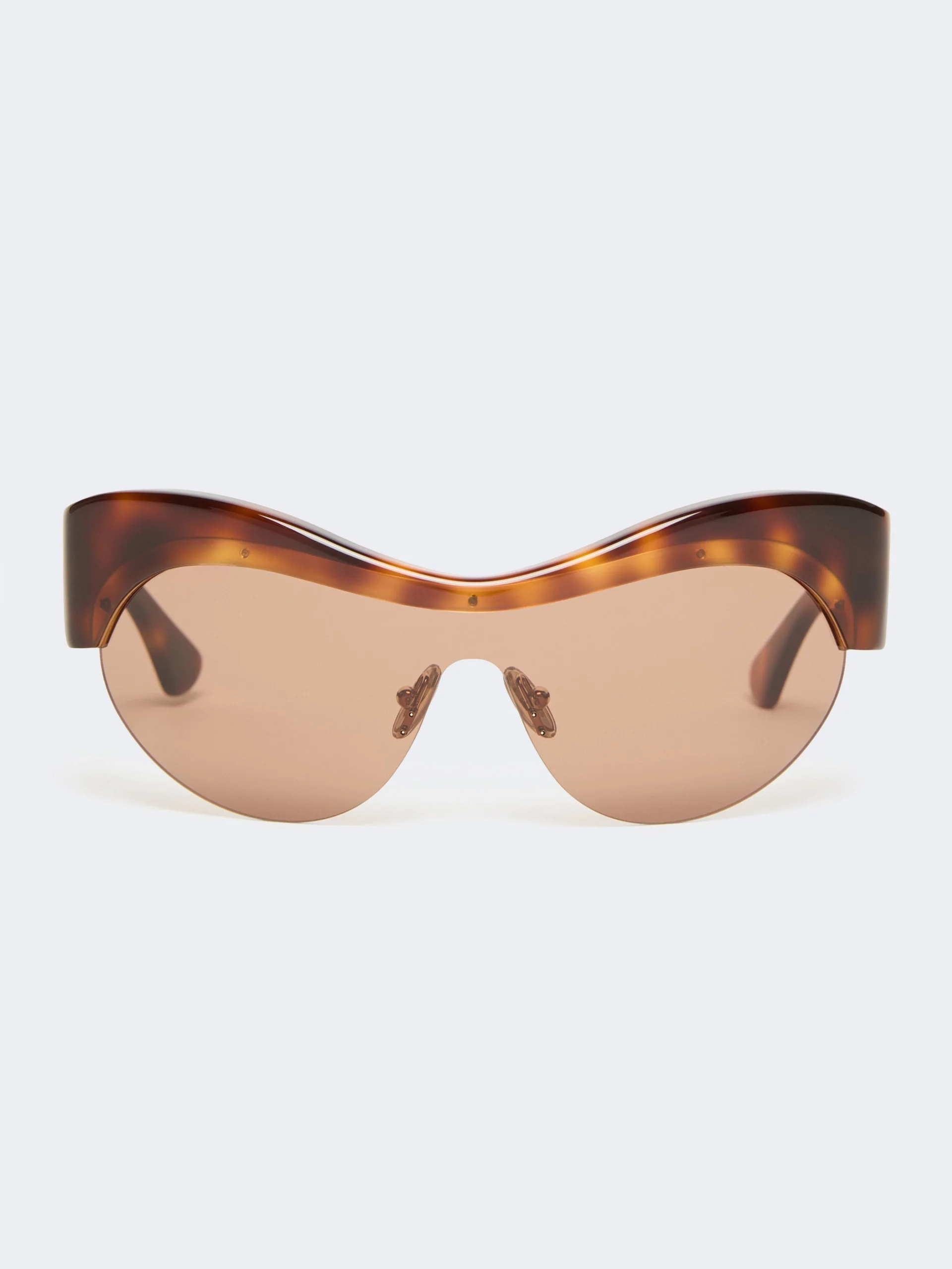 SPOAMICI Shaped sunglasses - TAWNY BRONZE BROWN - 1