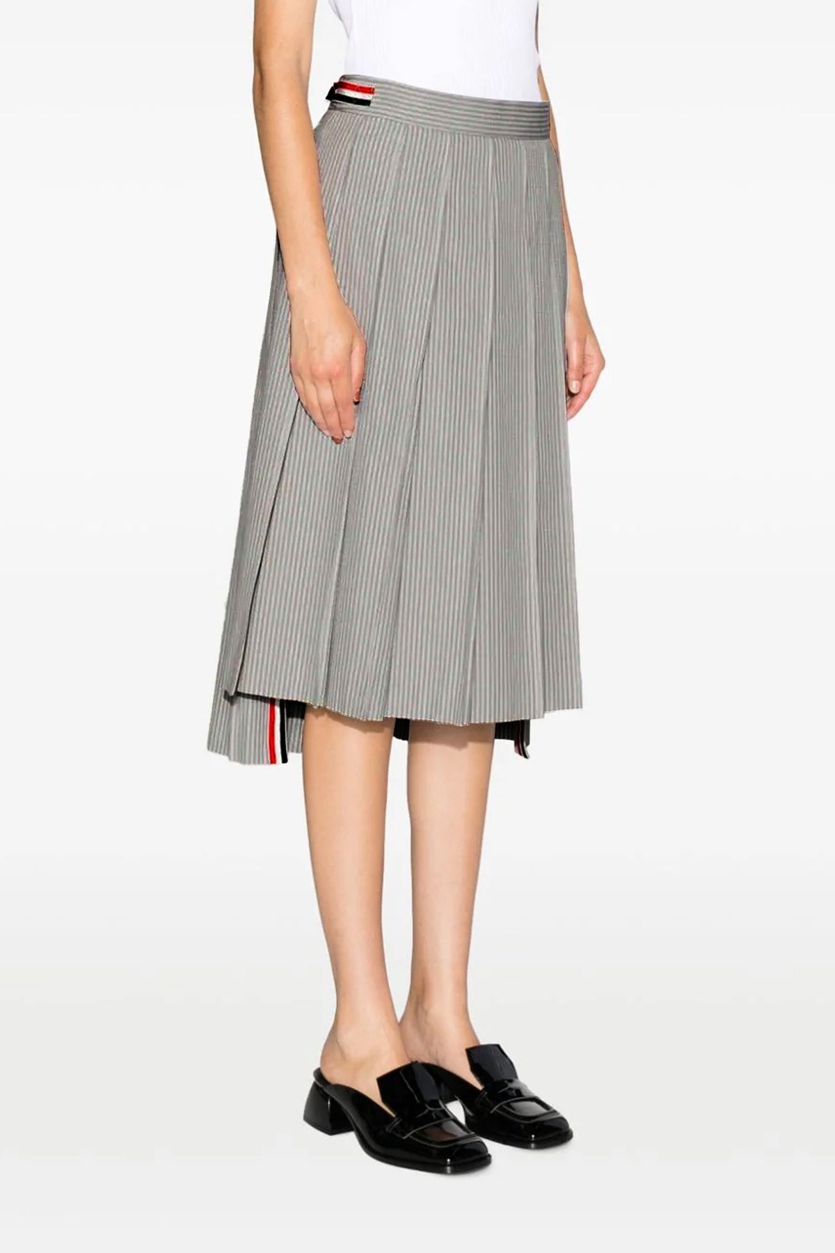 Pleated midi skirt - 2