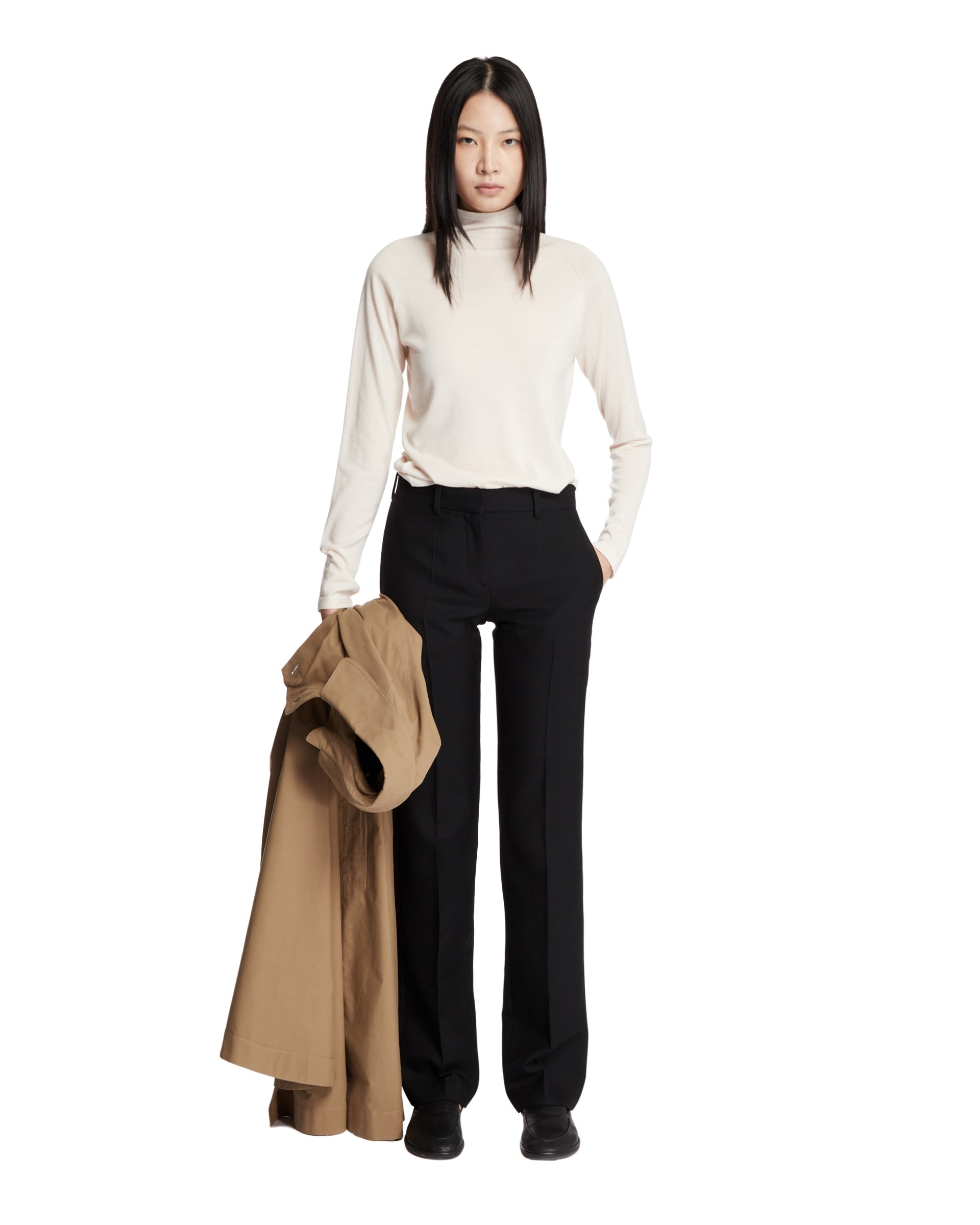 White Turtleneck Sweater - 2