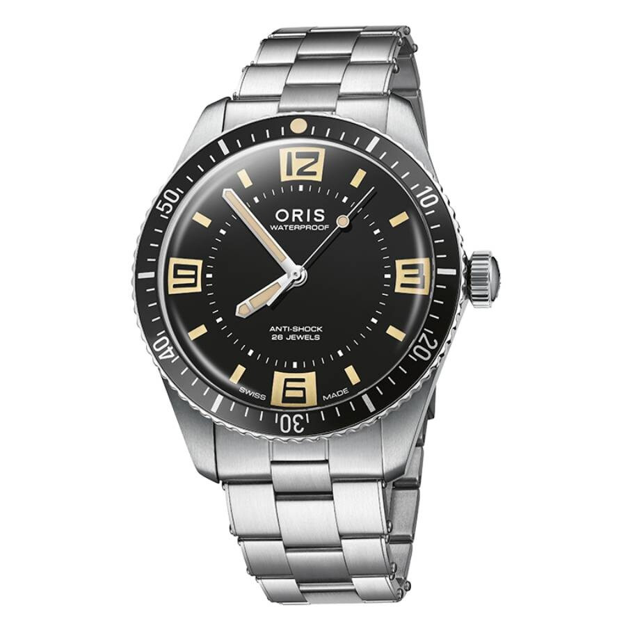 Oris - Oris 60th Anniversary Edition Automatic Black Dial Men's Watch 01 01 733 7772 4034-Set - 1