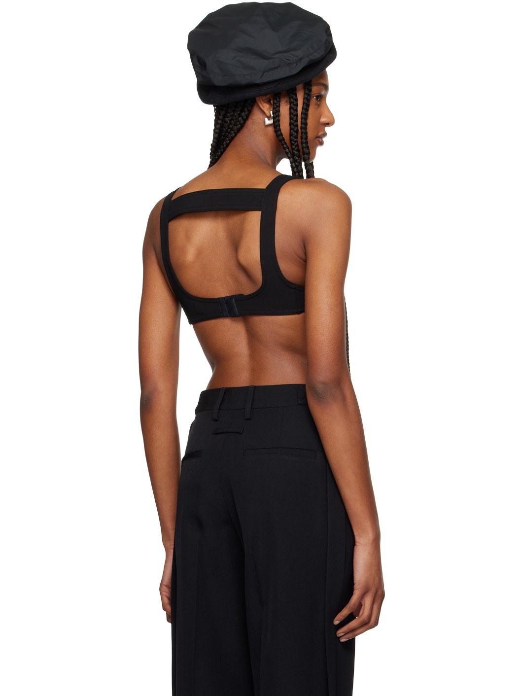Black Harness Bra - 3