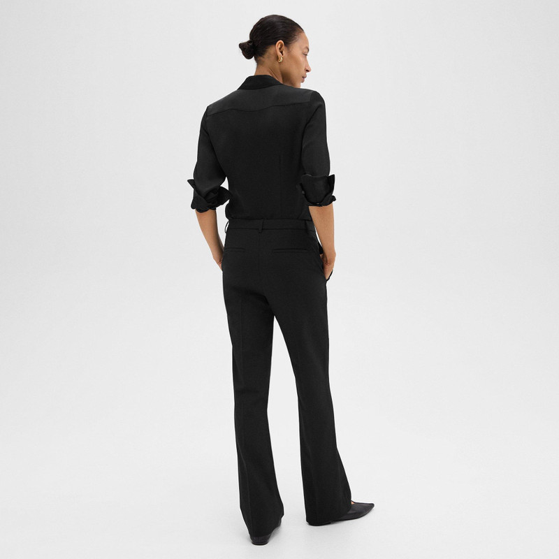 Theory Flared Pant in Good Wool outlook