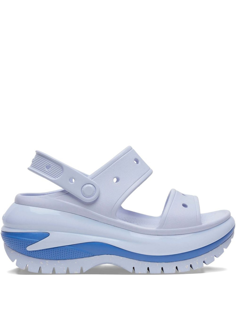 platform two-strap sandals - 1