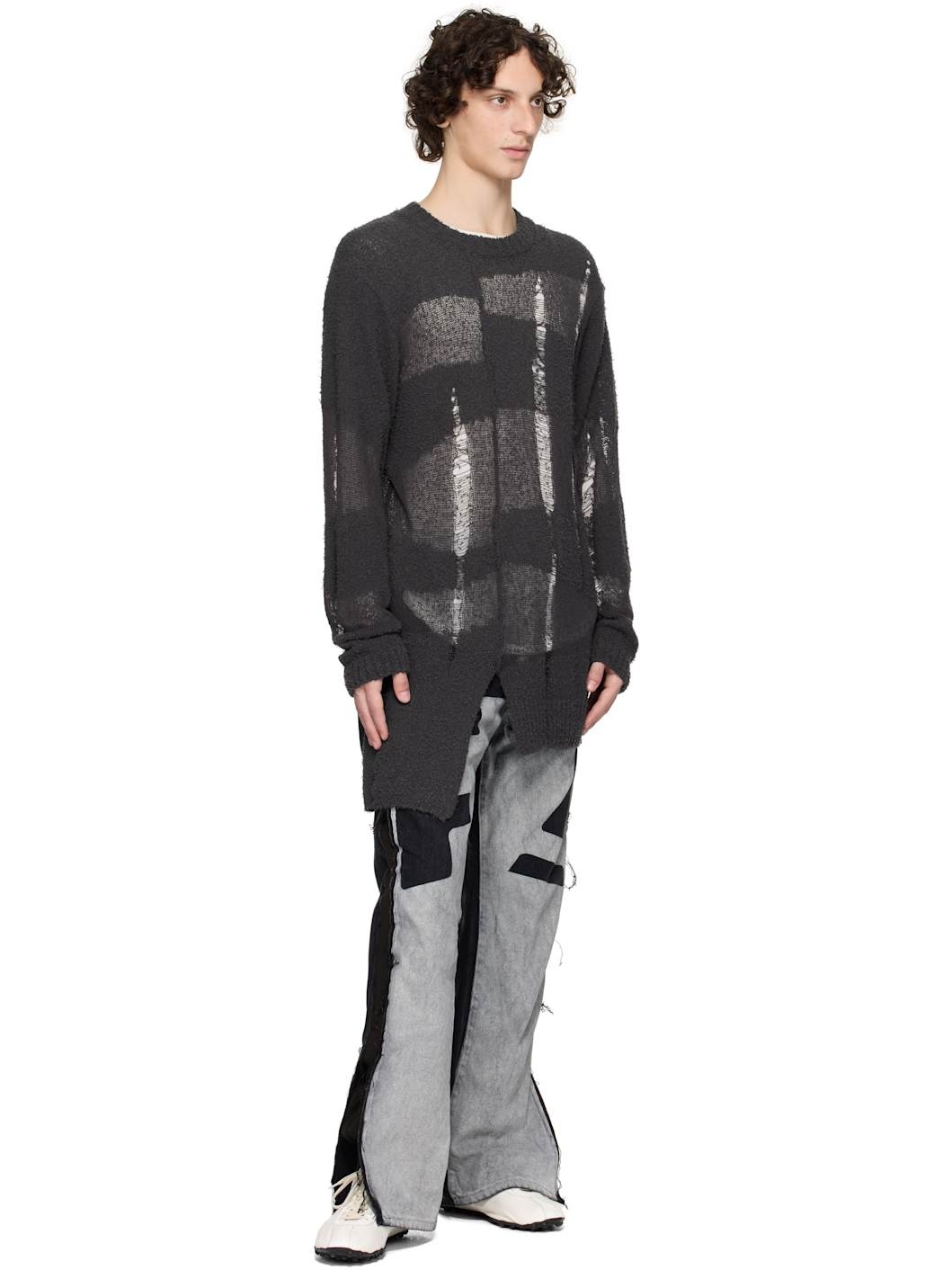 Black & Gray Father Agency Fara-C Jeans - 4