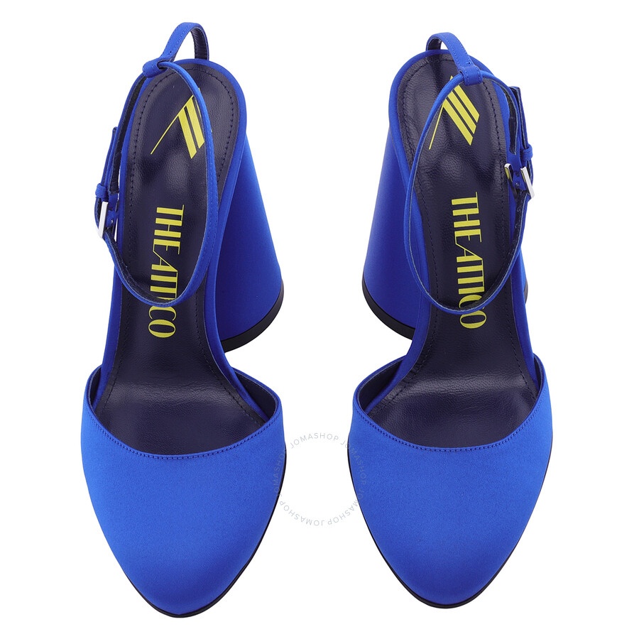 The Attico Ladies Cobalt Blue Luz Slingback Pumps - 3