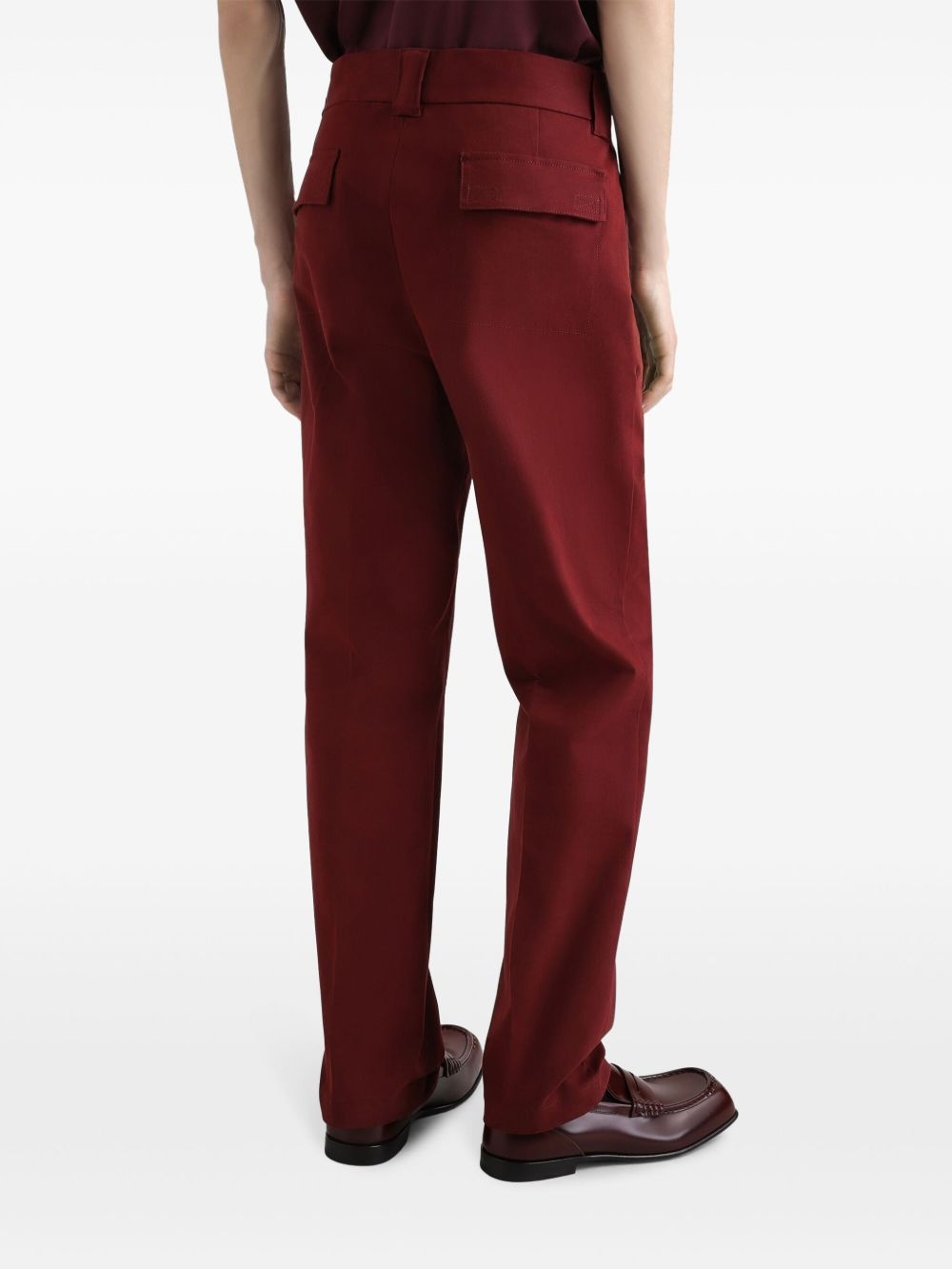 slim-cut trousers - 4