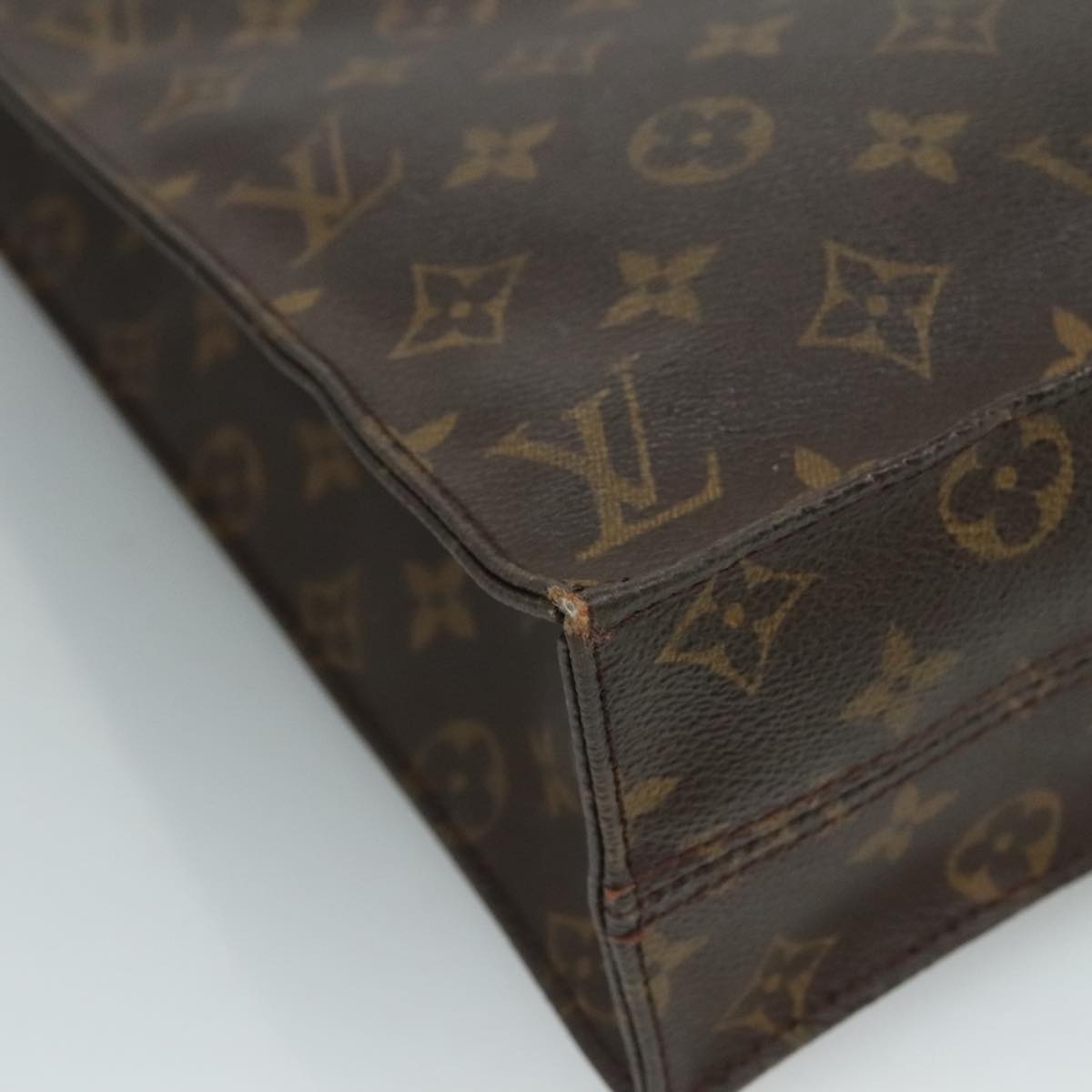 LOUIS VUITTON Monogram Sac Plat Hand Bag M51140 - 15