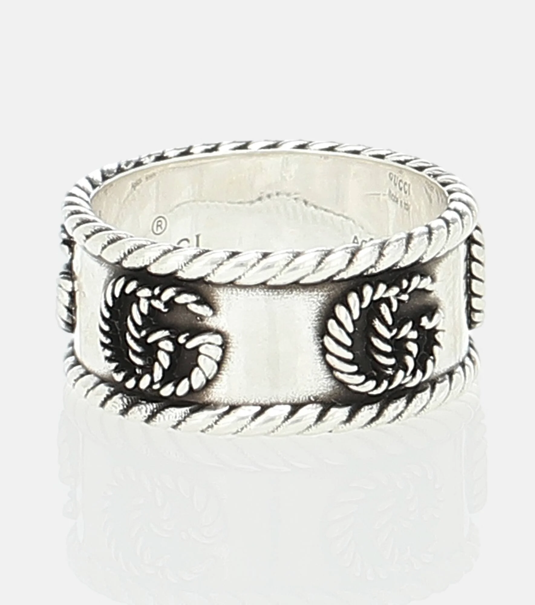GG sterling silver ring - 1