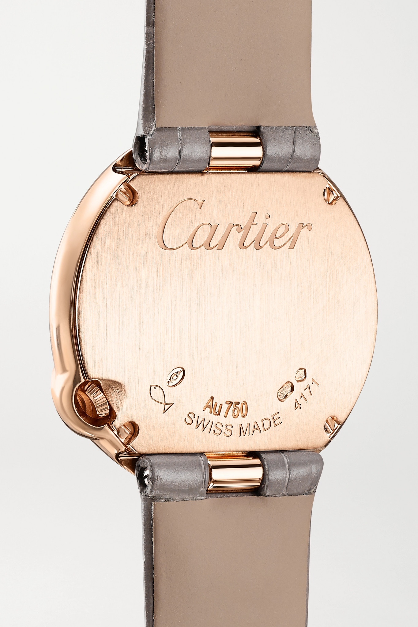 Ballon Blanc de Cartier 30mm 18-karat rose gold, alligator and diamond watch - 4