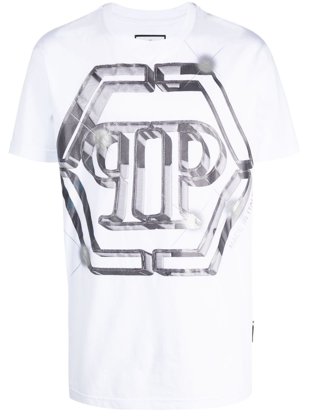 logo-print short-sleeved T-shirt - 1