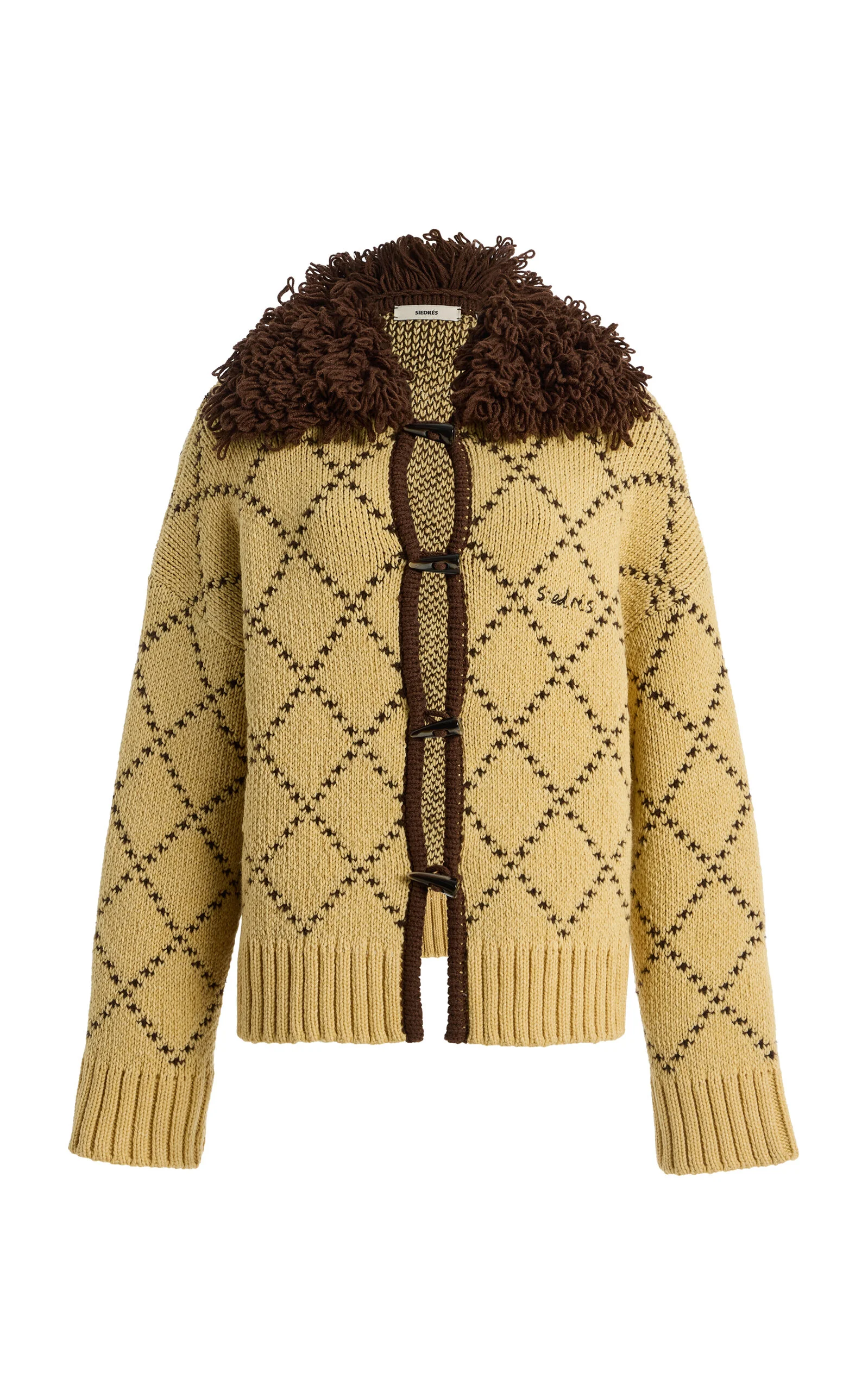 Ollie Knitted Wool-Blend Cardigan - 1