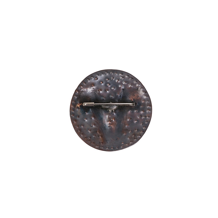 V BADGE 80MM BRONZE - 2