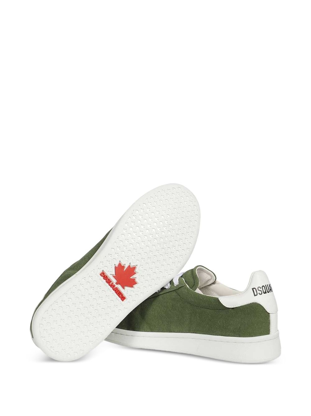 Boxer leaf-graphic low-top sneakers - 3
