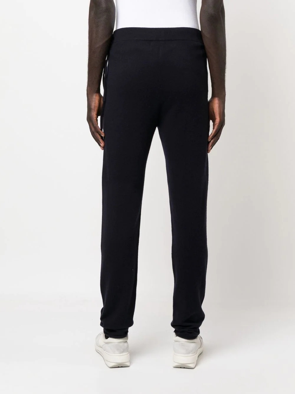 straight-leg knitted track pants - 5