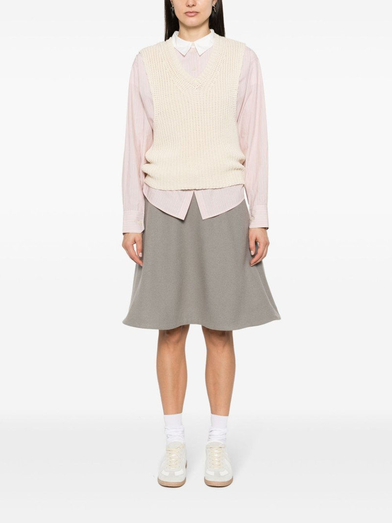 AMI Paris knitted midi skirt outlook