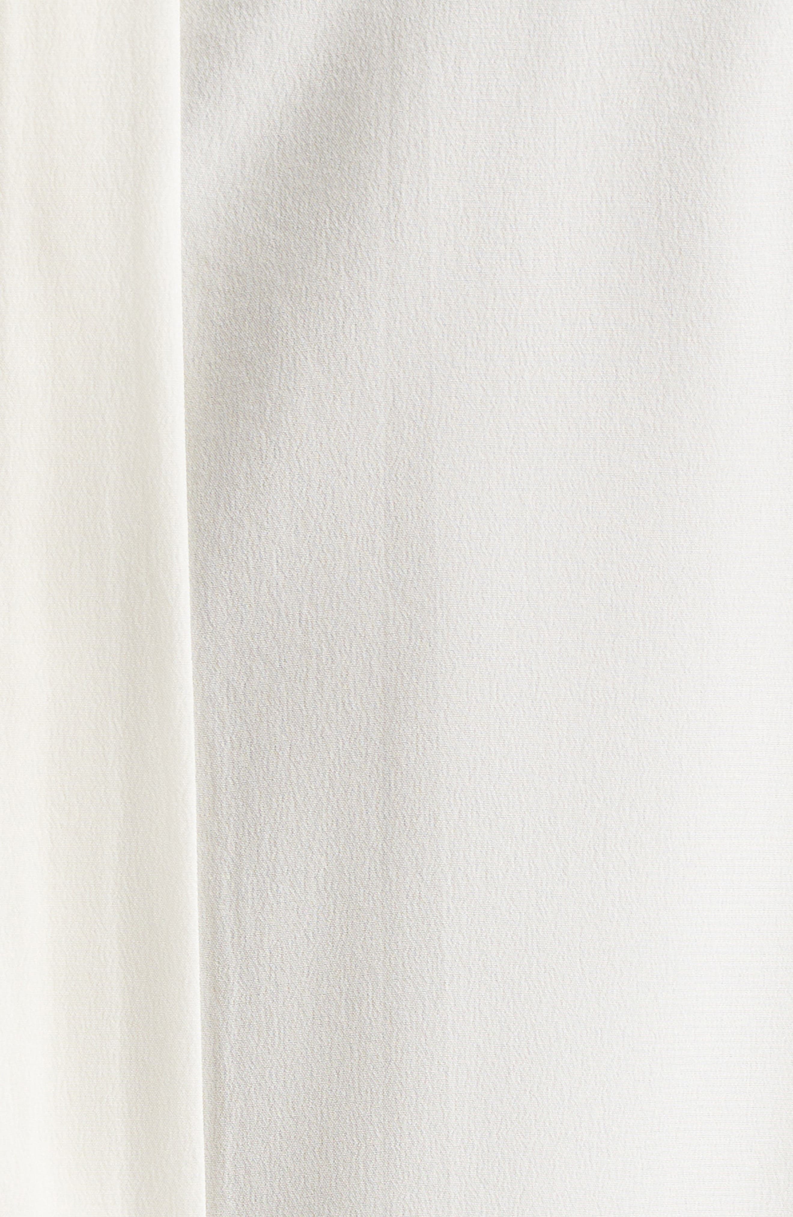 Max Mara Apollo Silk Crêpe de Chine Button-Up Shirt with Neck Ties at Nordstrom - 7