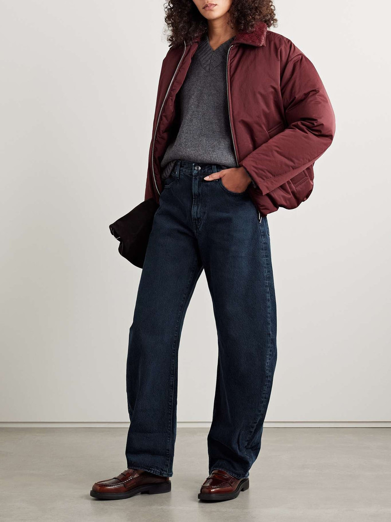 FRAME The Bubble high-rise barrel-leg jeans outlook