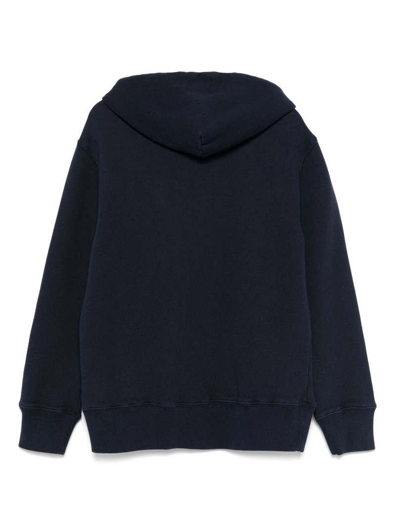 AUTRY logo-embroidered hoodie outlook