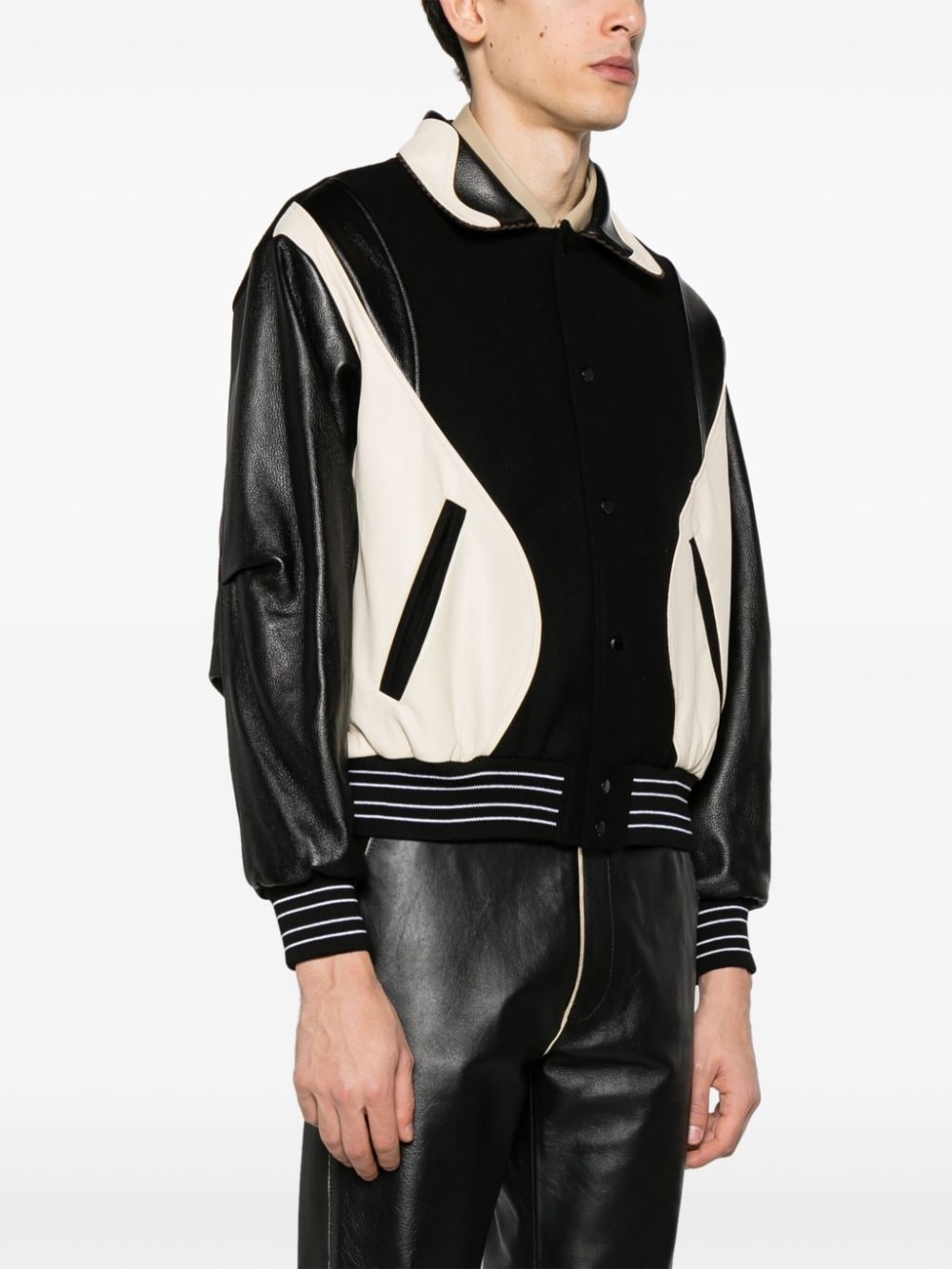 Robyn panelled bomber jacket - 3