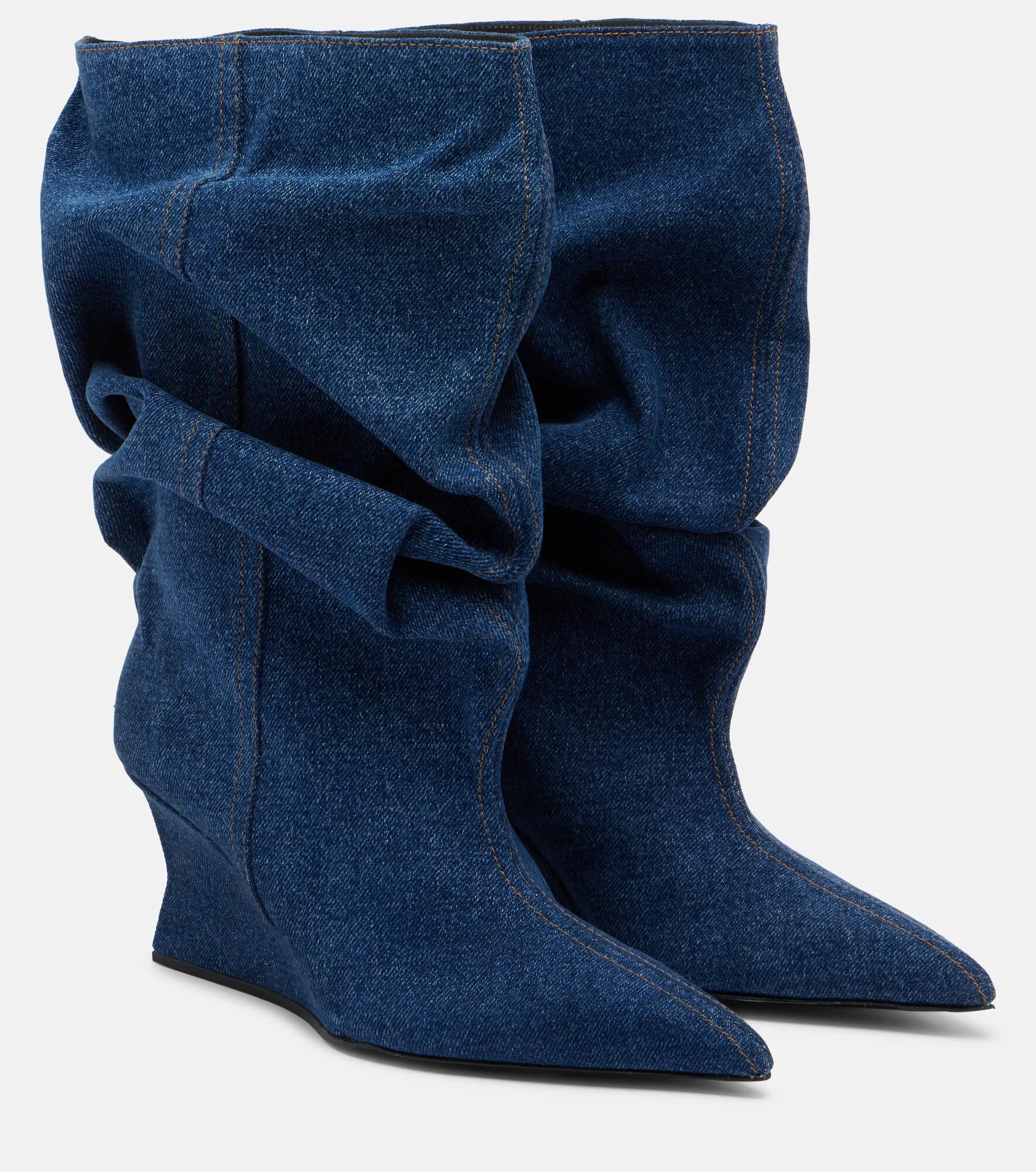 Denim ankle boots - 1