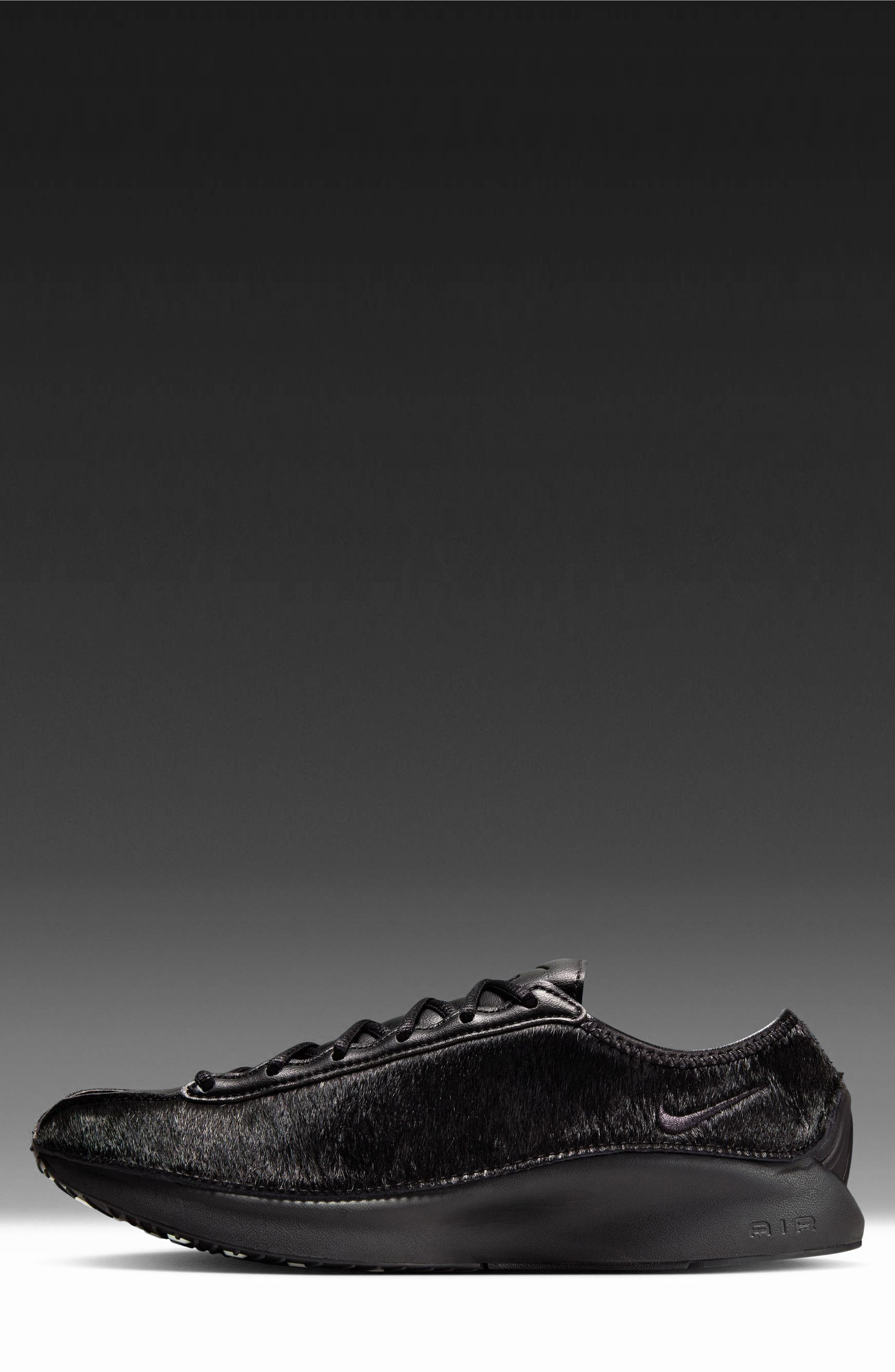 Nike Air Superfly Genuine Calf Hair Sneaker in Black/Off Noir/Photon Dust at Nordstrom - 2