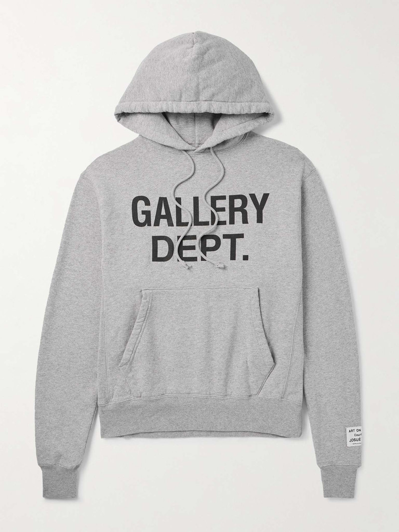 Logo-Print Cotton-Jersey Hoodie - 1