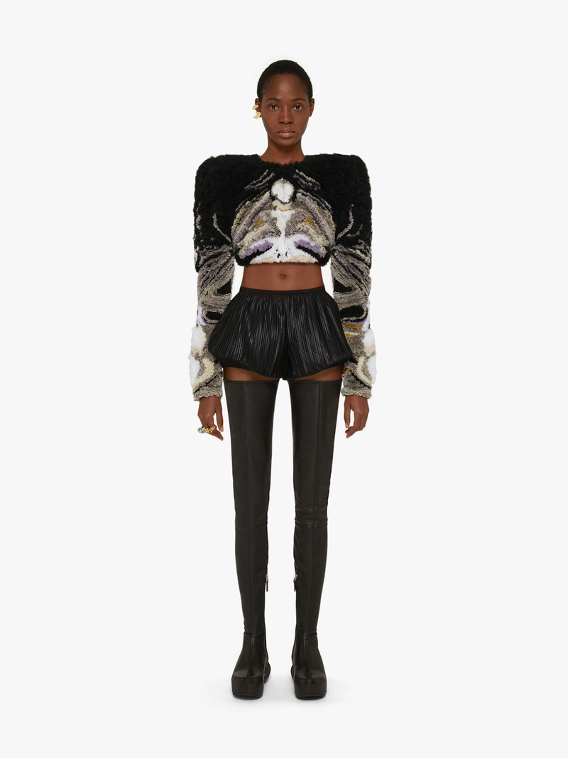 Givenchy BOLERO IN EMBROIDERED TULLE WITH 3D EFFECT outlook