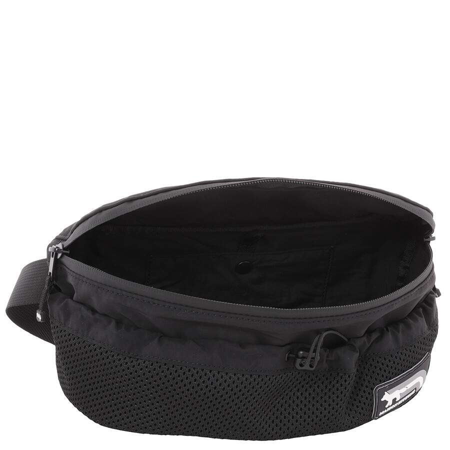 Maison Kitsune Black Nylon Flash Fox Bumbag - 4