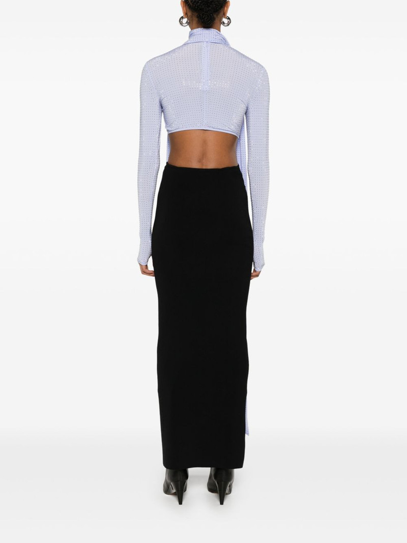 long-sleeve scarf crop top 4