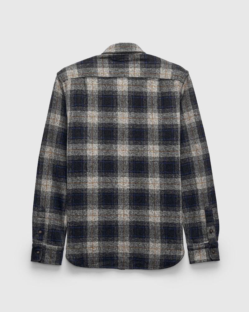 HIROSHI KATO The Ripper Long Sleeve Shirt in Midnight Forest outlook