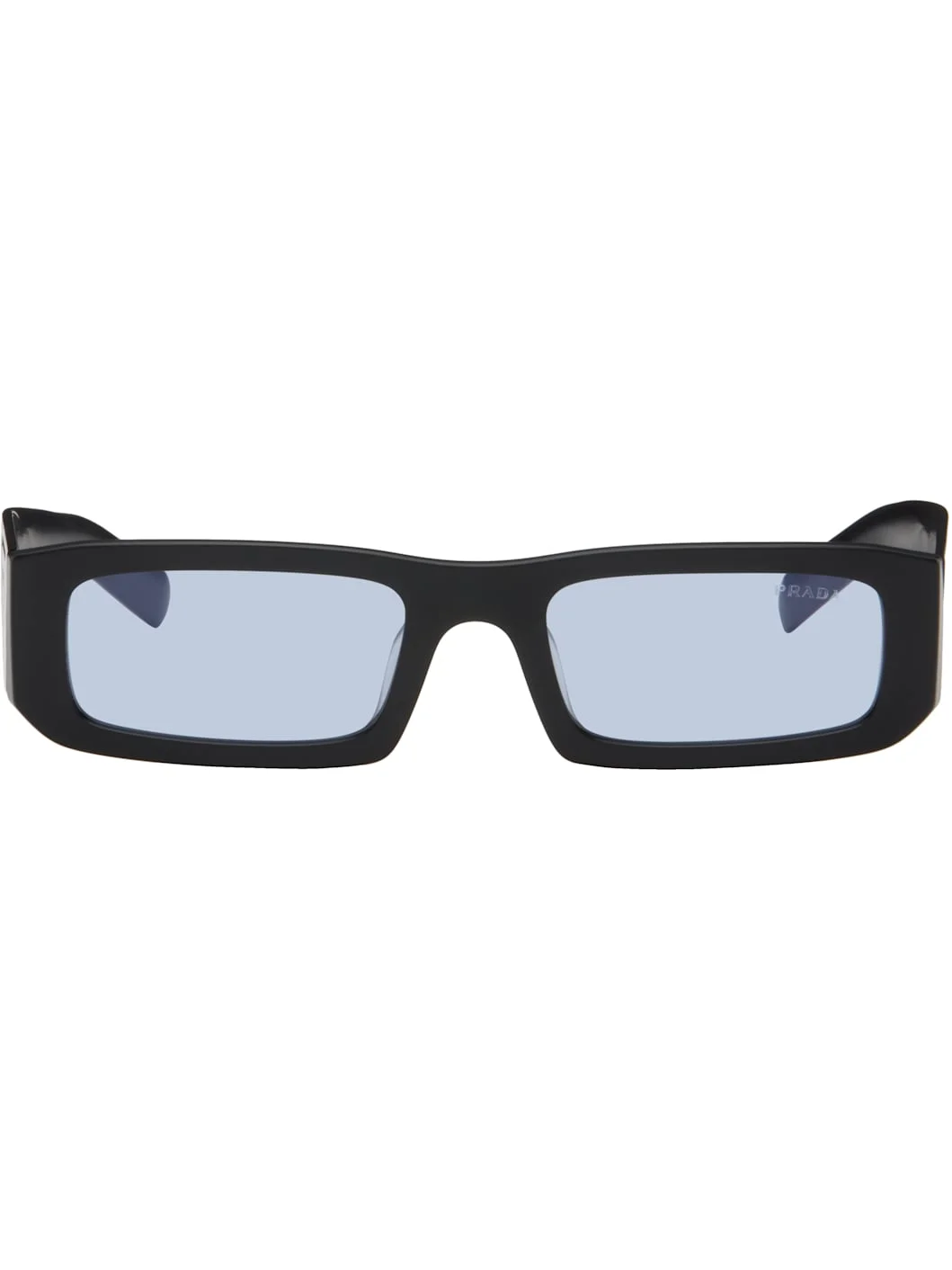 Black Rectangular Sunglasses - 1