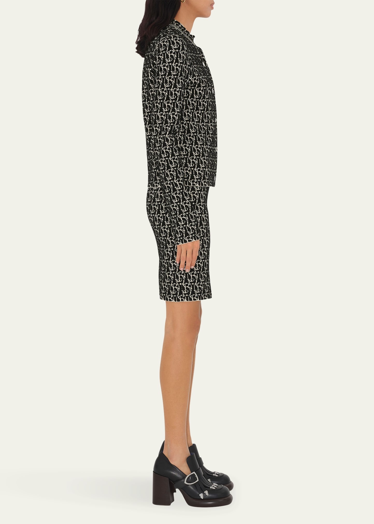 B Shield Wool Cardigan - 4