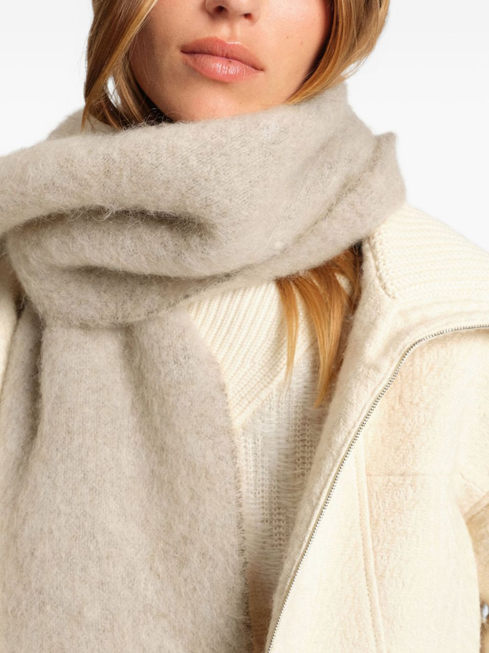 BOSS BLACK Scarfs Beige - 3