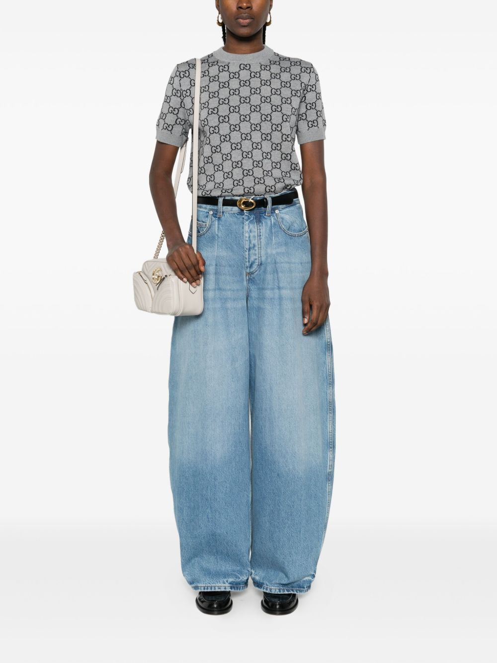 GG-pattern short-sleeve t-shirt - 2