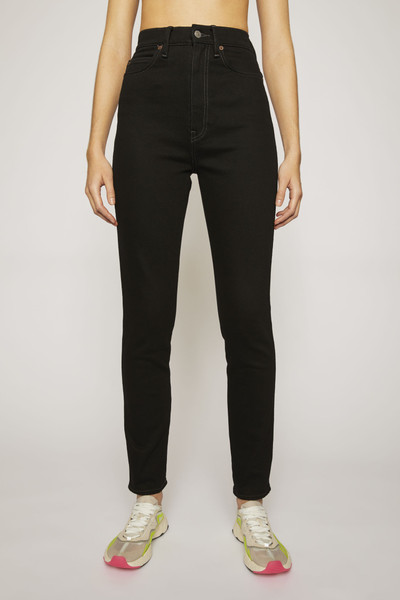 Acne Studios Super high-rise skinny jeans black outlook