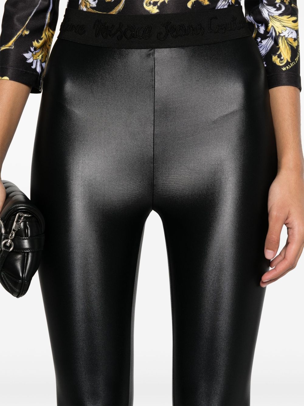 logo leggings - 5