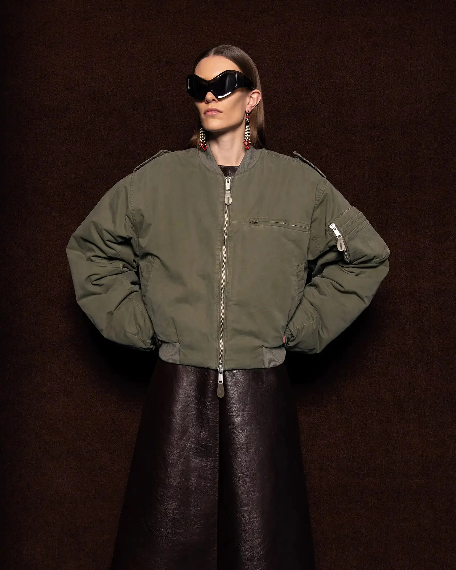 entire studios A-4 BOMBER ARMY | REVERSIBLE