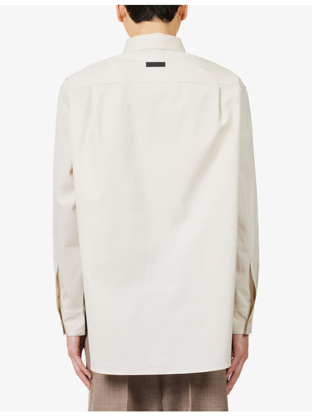 Classic Long-Sleeve Cotton-Wool Blend Shirt - 4